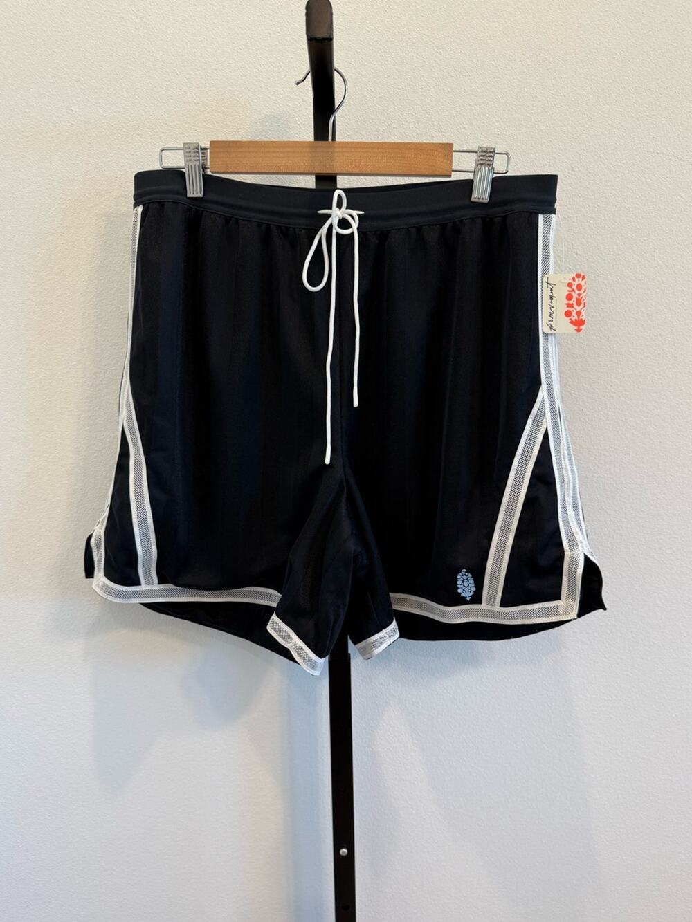 NWT Free People Movement On The Ball Black Athletic Shorts Gorpcore  Large
